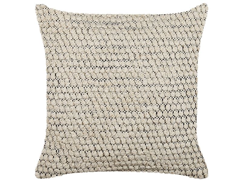 Poduszka dekoracyjna Howea Bawełna 45 x 45 cm Geometryczny Beżowy 1 szt.