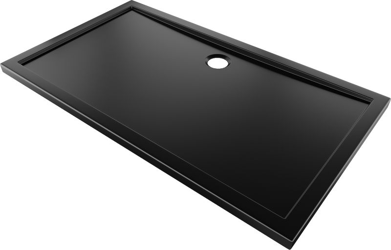 Brodzik prostokątny Mexen Flow czarny 75x150 cm 1 szt.