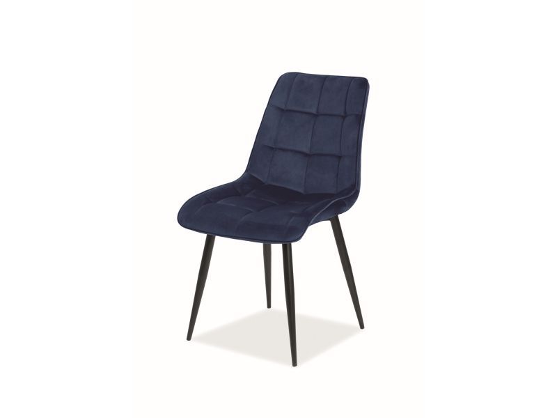 Krzesło Signal CHIC VELVET granatowe 1 szt