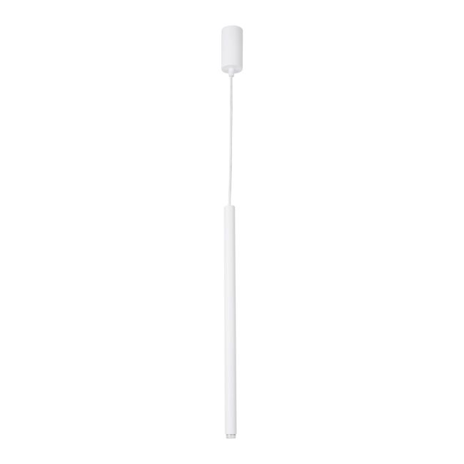 Lampa wisząca Sopel prosty 1-punktowa G9 biała