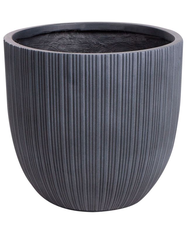 Doniczka 42 x 42 x 39 cm szara Fraxinus 1 szt.