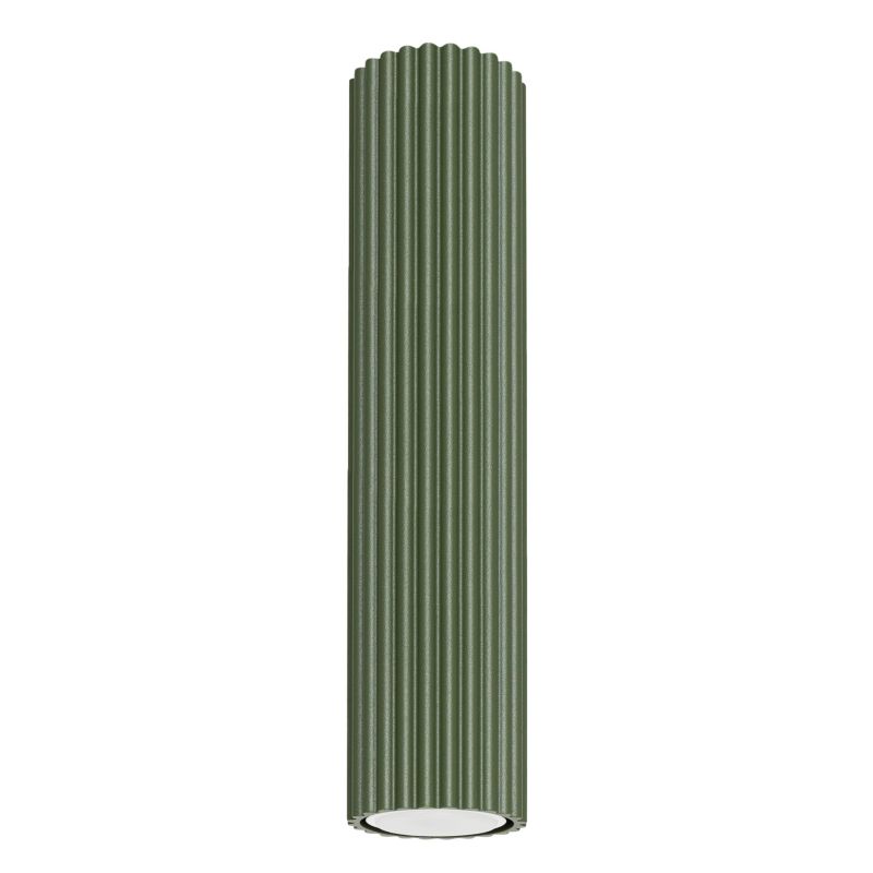 Plafon Sollux Lighting KARBON 30 zielony oliwkowy 1 szt.