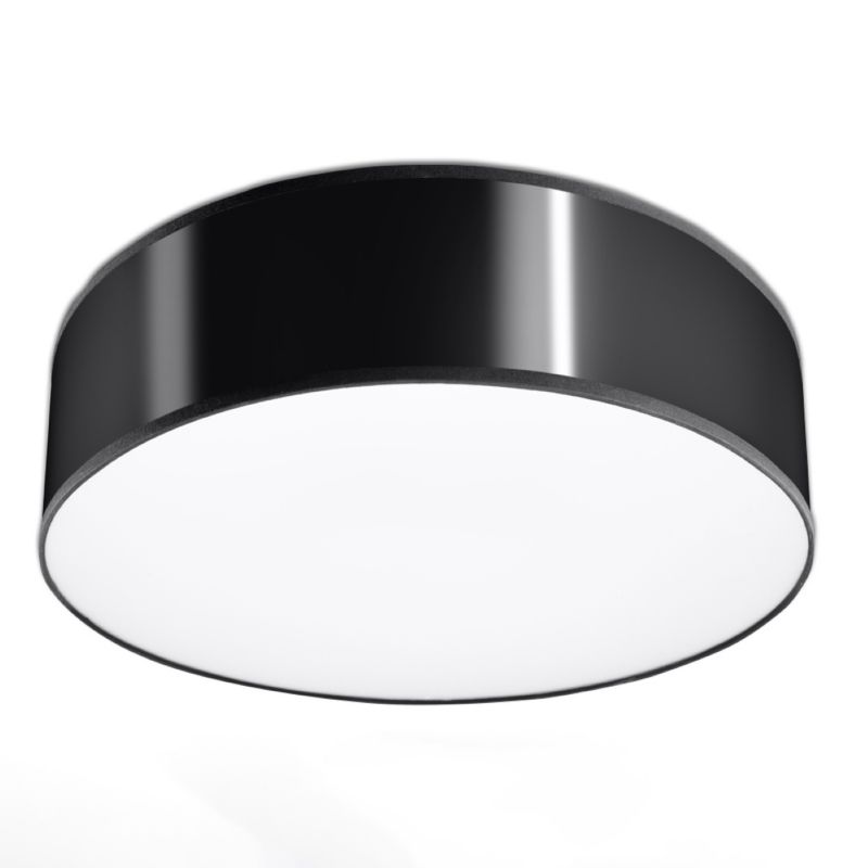 Plafon Sollux Lighting ARENA 35 czarna 1 szt.