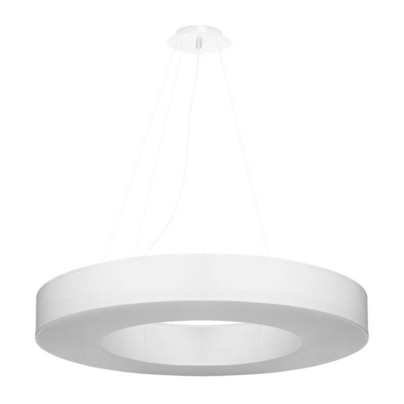 Żyrandol Sollux Lighting SATURNO SLIM 70 biały 1 szt.