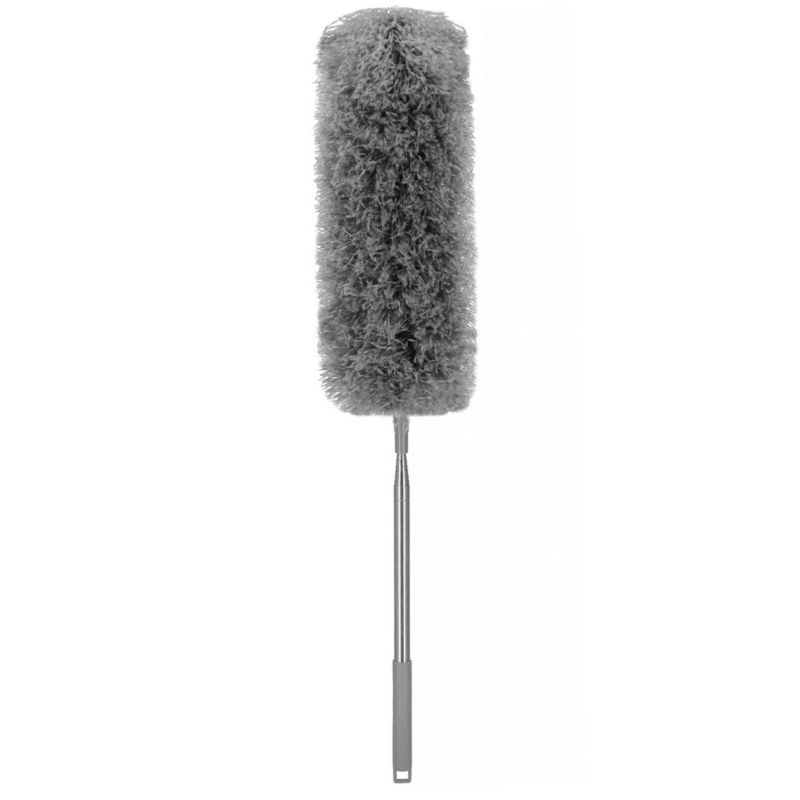 Szczotka do kurzu i pajęczyn Springos wysuwana długa miotełka teleskopowa 75-255 cm szara 1 szt.