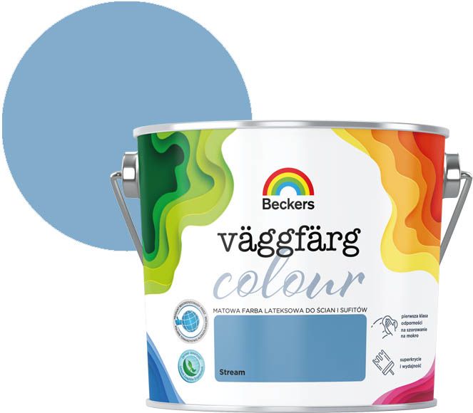 Farba kolorowa Beckers Vaggfarg Colour stream 2,5 l