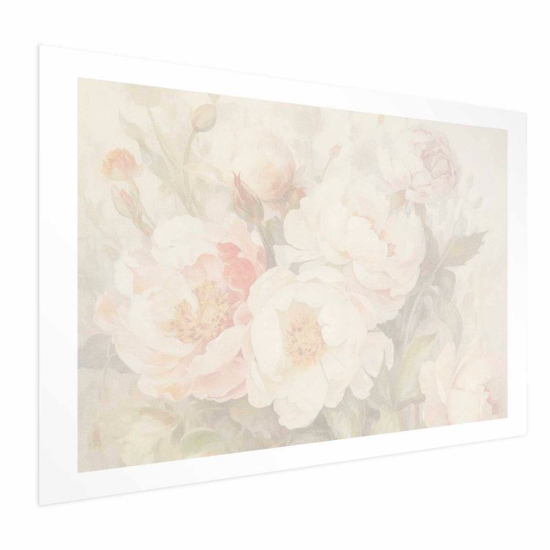 Plakat Artgeist Piwonie we mgle 30x21 cm bez ramy 1 szt