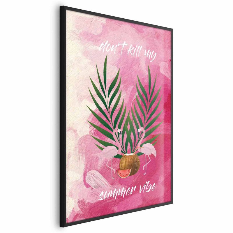Plakat Artgeist Summer Vibe 21x30 cm z ramą czarną 1 szt