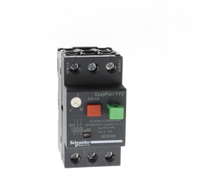 Wyłącznik silnikowy Schneider 3P 1,1kW 2,5-4A GZ1E08 1 szt.