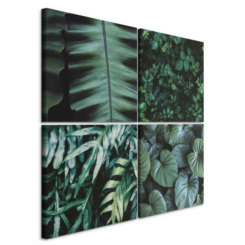Obraz Artgeist Botaniczna gama 80 x 80 cm flizelina 1 szt