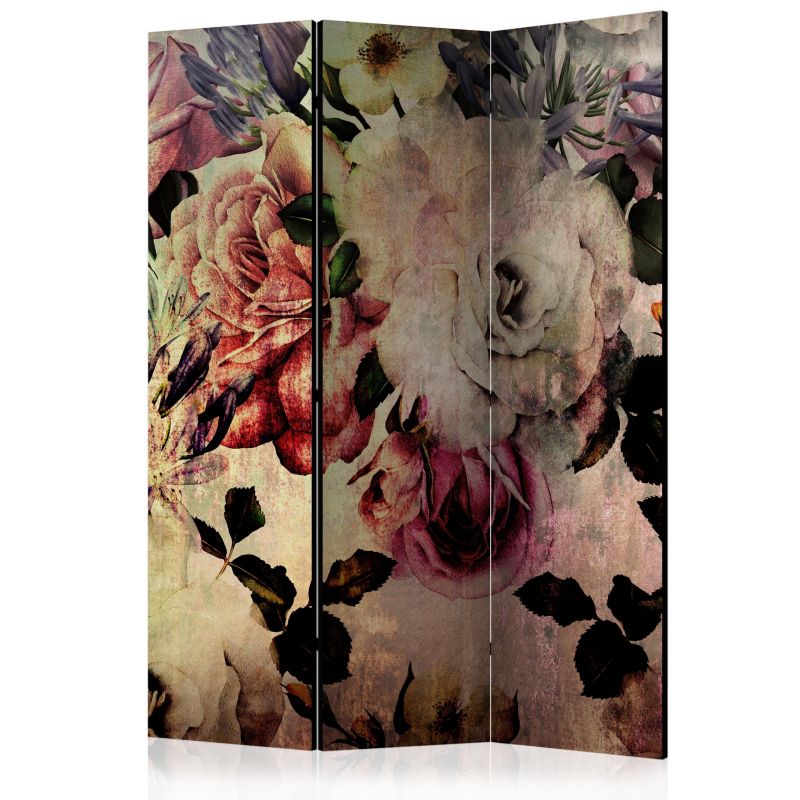 Parawan dwustronny Artgeist Kwiaty 135x172 cm Kwiaty 1 szt