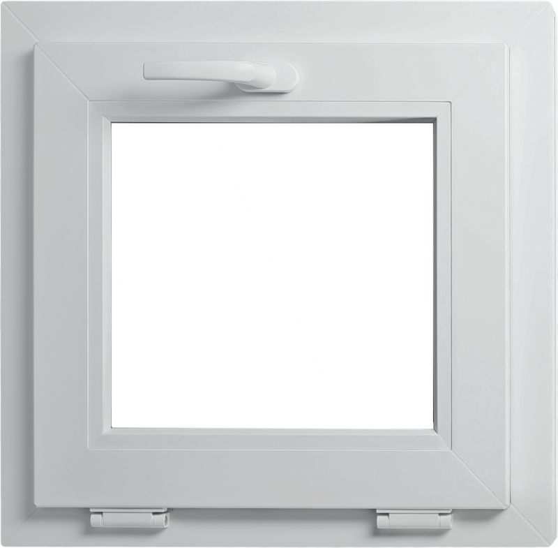 Okno PCV uchylne dwuszybowe 565 x 535 mm antracyt
