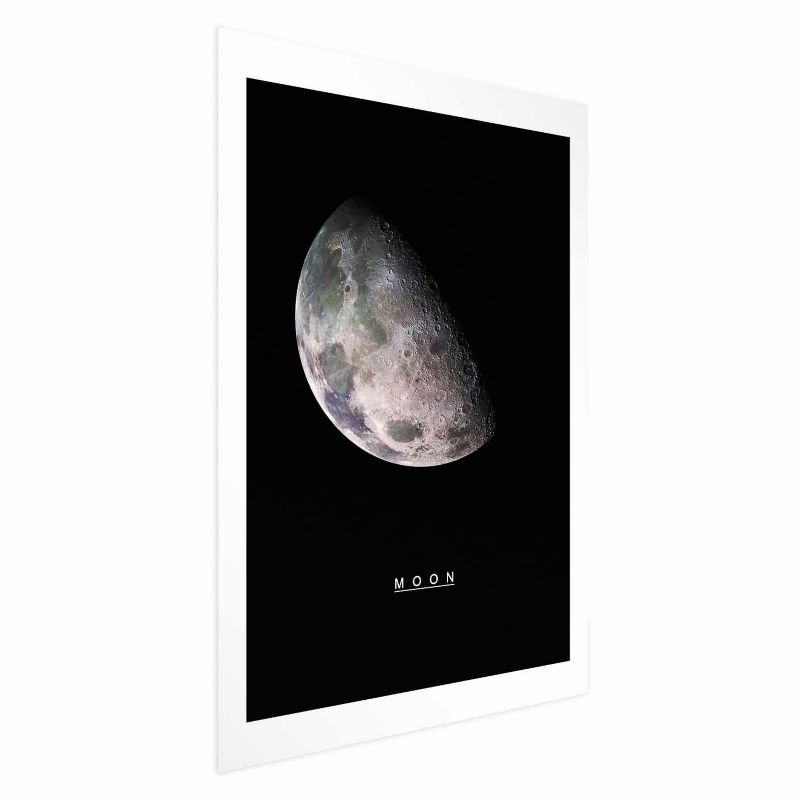 Plakat Artgeist Księżyc 60x90 cm bez ramy 1 szt