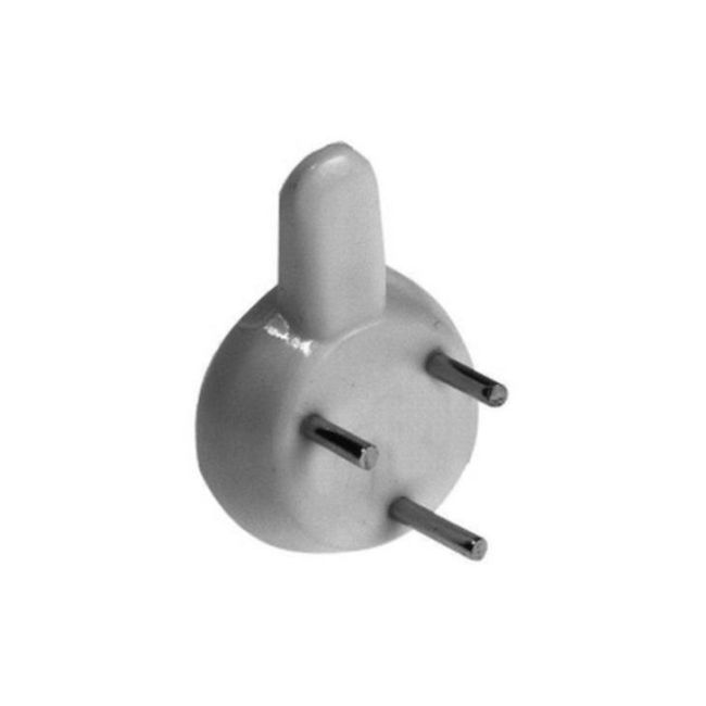 Haczyk do betonu 22 mm biały 2 szt.