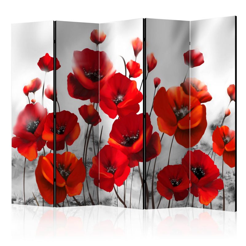 Parawan jednostronny Artgeist Kwiaty 225x172 cm Kwiaty 1 szt