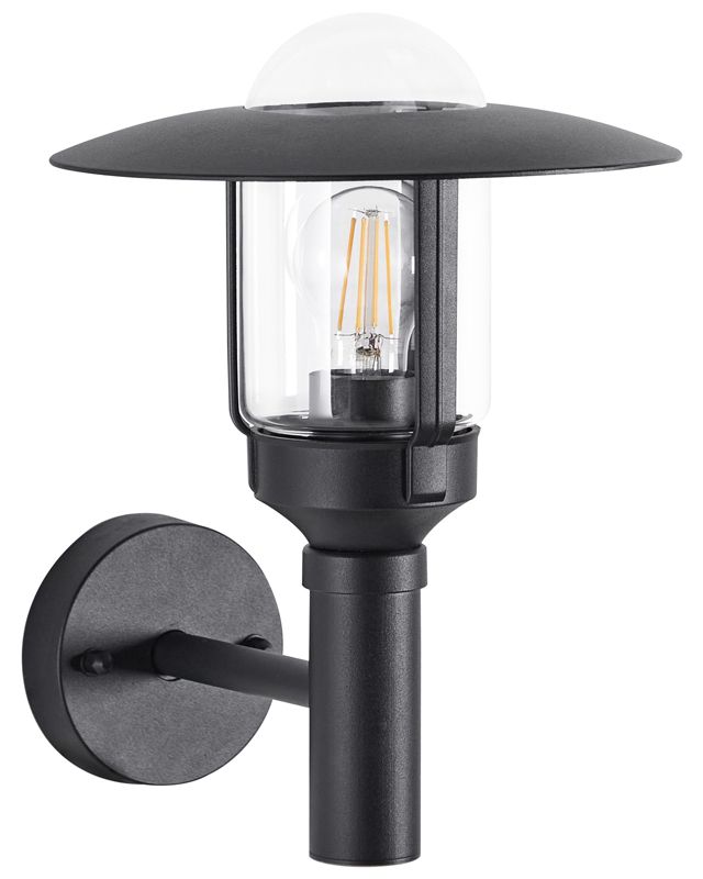 Lampa ścienna ogrodowa Tizu Czarny 1 szt.