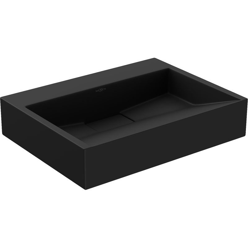 Umywalka nablatowa Mexen Ava czarna 50x38 cm 23015070 1 szt.