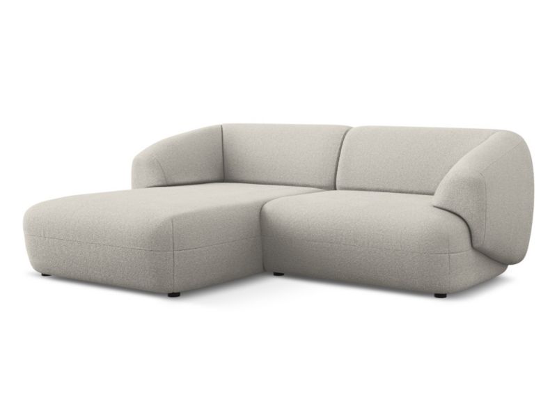Narożnik lewostronny Makamii Moana z tkaniną boucle 230x98 cm beżowy 1 szt.