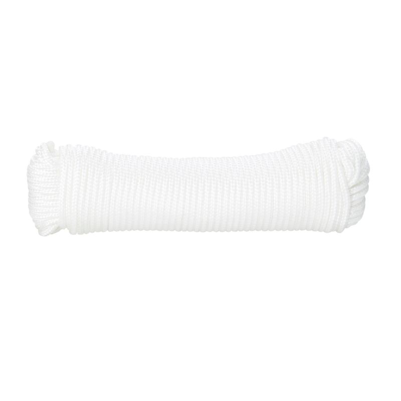 Lina pleciona polipropylenowa Diall 3 mm x 20 m biała
