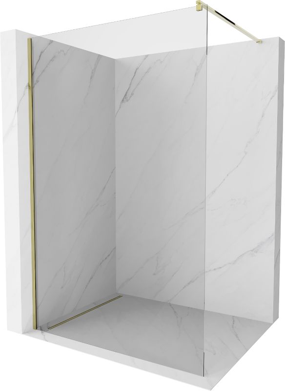 Ścianka prysznicowa Mexen Kioto złota 130x200 cm 800-130-101-50-00 1 szt.