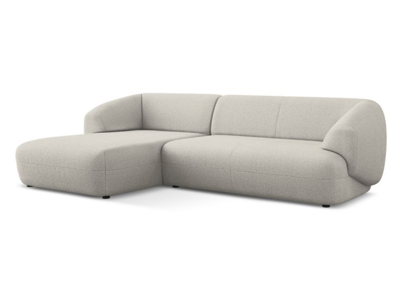 Narożnik lewostronny Makamii Moana z tkaniną boucle 280x156 cm beżowy 1 szt.