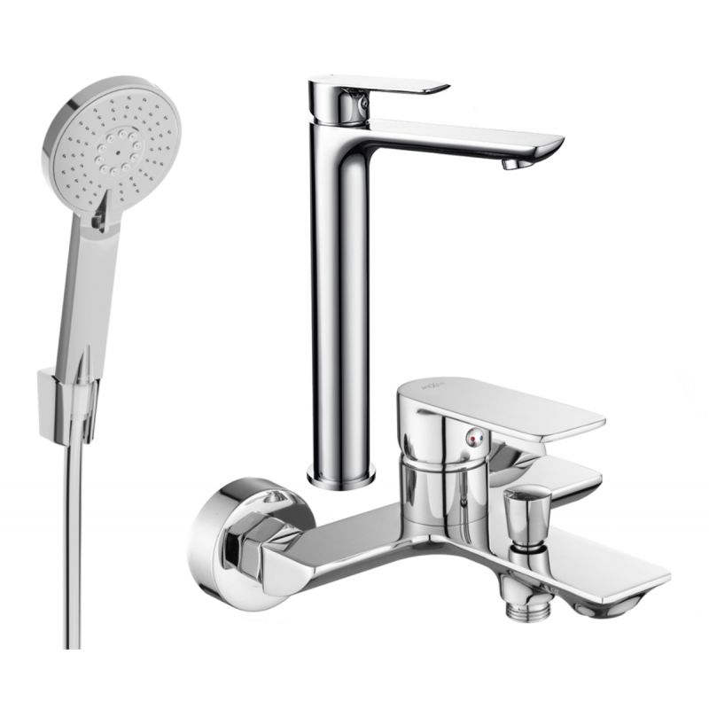 Zestaw wannowy Mexen Alfa chrom 745713R40-00 1 szt.