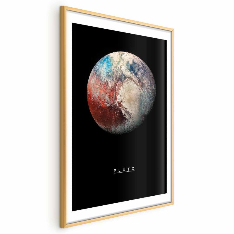 Plakat Artgeist Pluton 29,7x42 cm z ramą złotą 1 szt