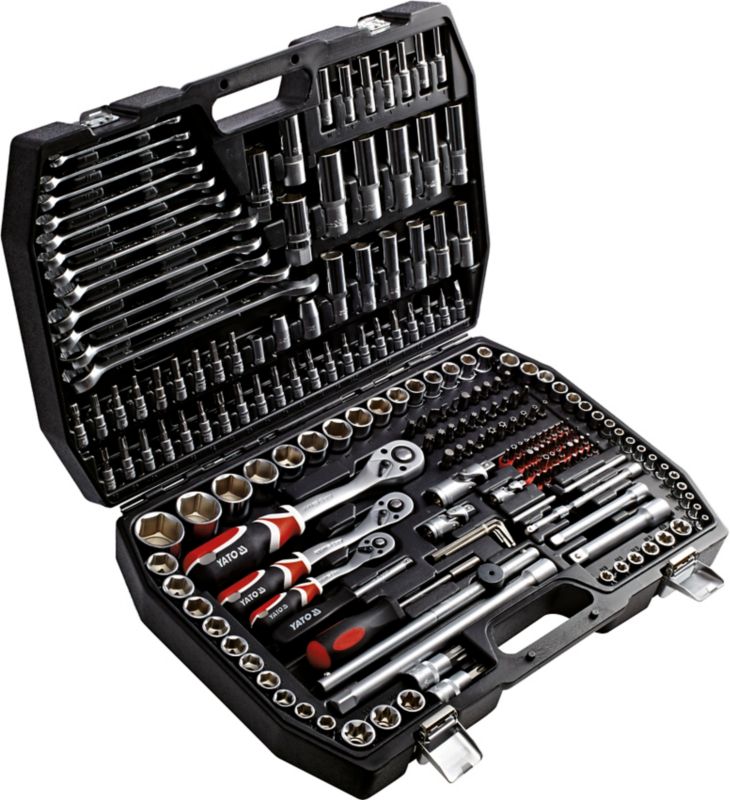 Zestaw narzędzi Yato 1/2" 1/4" i 3/8" 216 szt.
