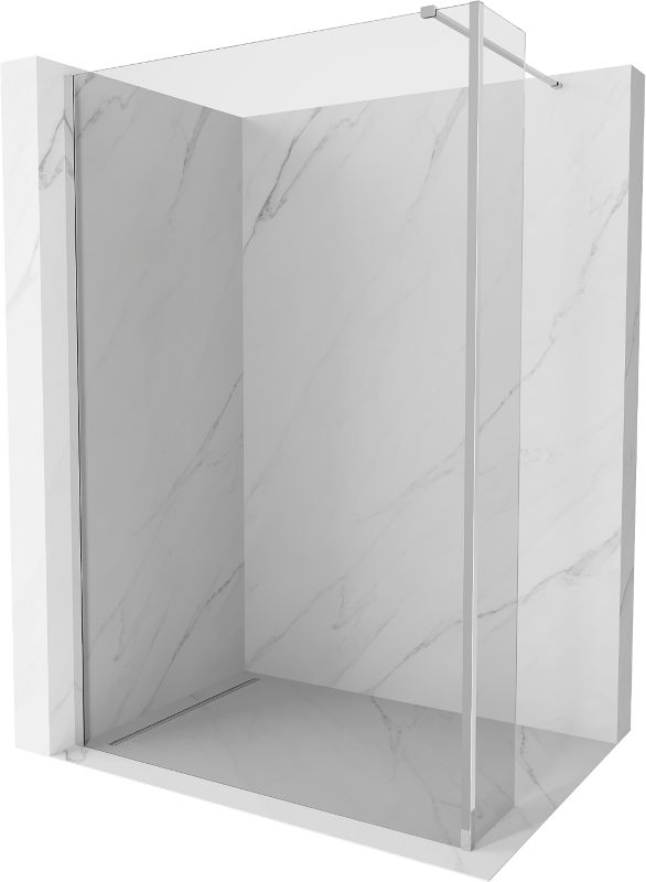 Ścianka prysznicowa Mexen Kioto transparent chrom 90x40 cm 1 szt.