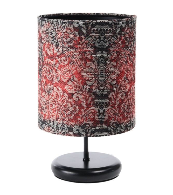 Lampa Bps Koncept stołowa RETRO-C czerwona/czarna 1 szt