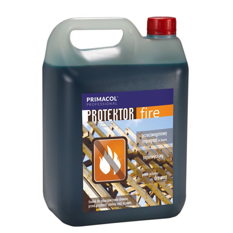 Impregnat do drewna Primacol Protektor Fire zielony 5 l