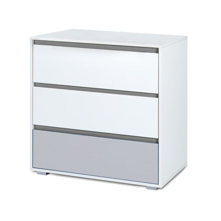 Komoda Little Sky dla dzieci DALIA 80 biała/szara 1 szt
