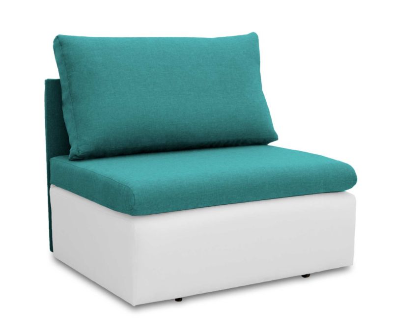 Sofa jednoosobowa Bonni Toledo Turkusowy/Biały 1 szt.