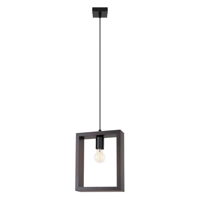 Lampa wisząca Sollux Lighting ARIES wenge 1 szt.