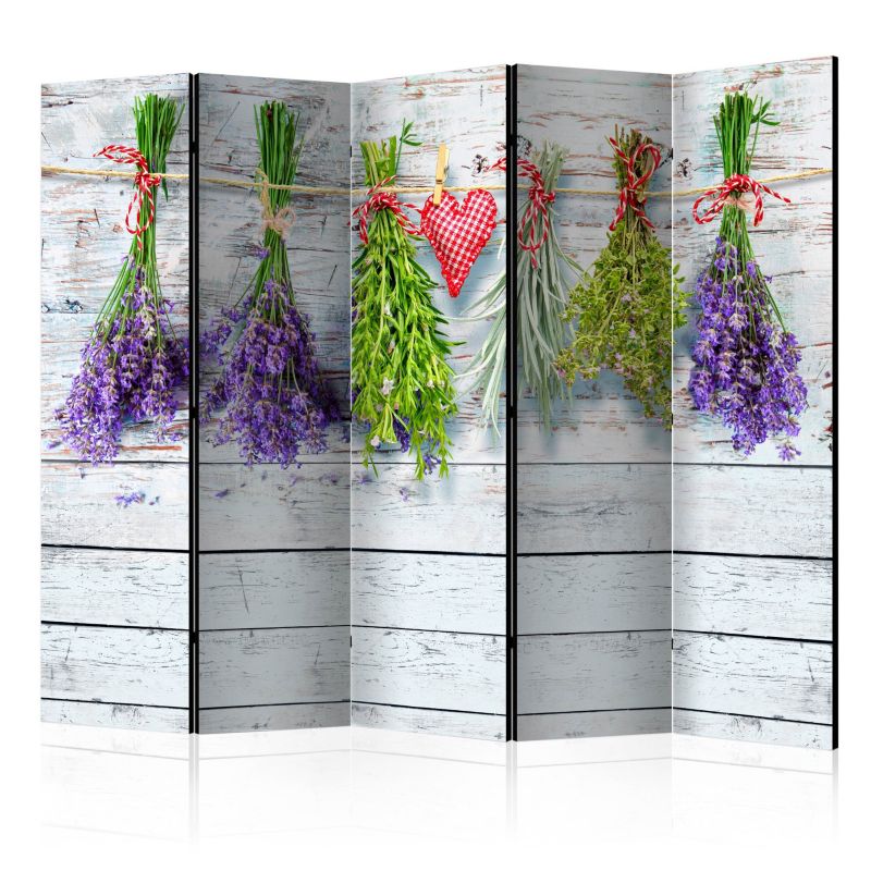 Parawan jednostronny Artgeist Kwiaty 225x172 cm Kwiaty 1 szt