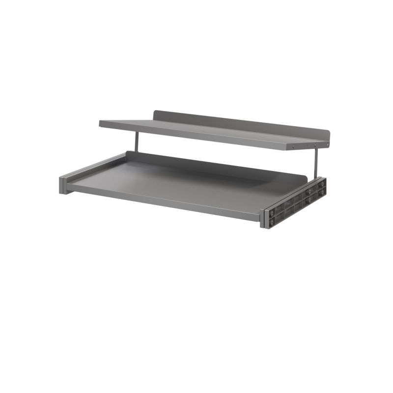 Półka na buty do korpusu 45/58 x 75 cm GoodHome Atomia 2 poziomowa