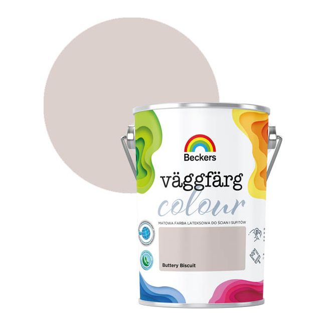 Farba kolorowa Beckers Vaggfarg Colour buttery biscuit 5 l