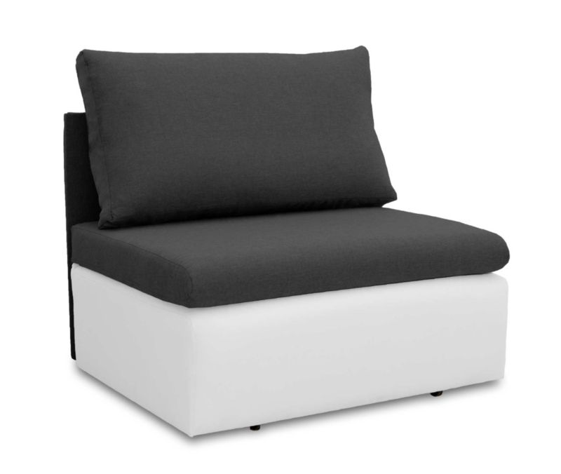 Sofa jednoosobowa Bonni Toledo Bonni Grafitowy/Biały 1 szt.