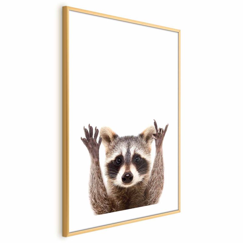 Plakat Artgeist Szop 40x60 cm z ramą złotą 1 szt