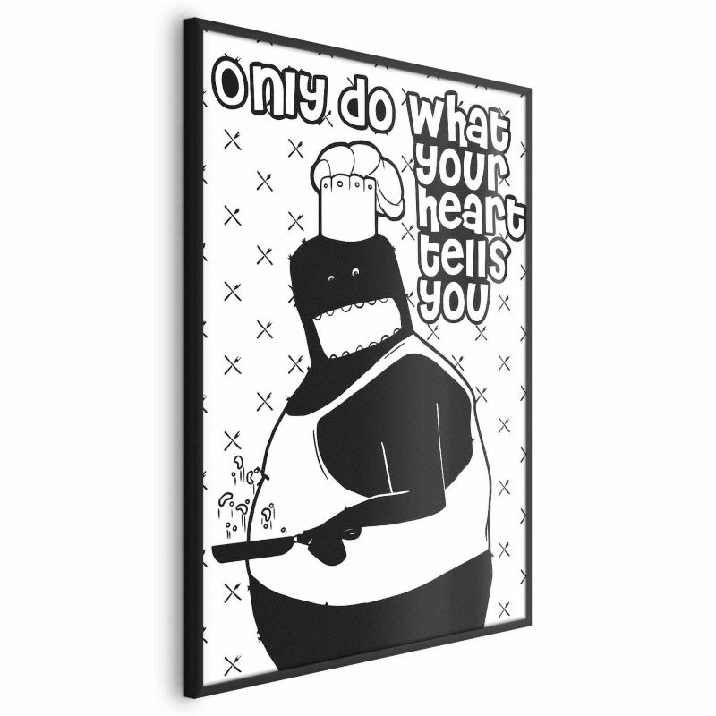 Plakat Artgeist Motto 21x30 cm z ramą czarną 1 szt