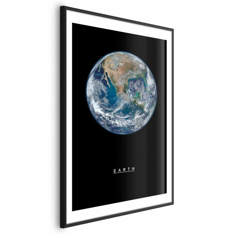 Plakat Artgeist Ziemia 21x30 cm z ramą czarną 1 szt