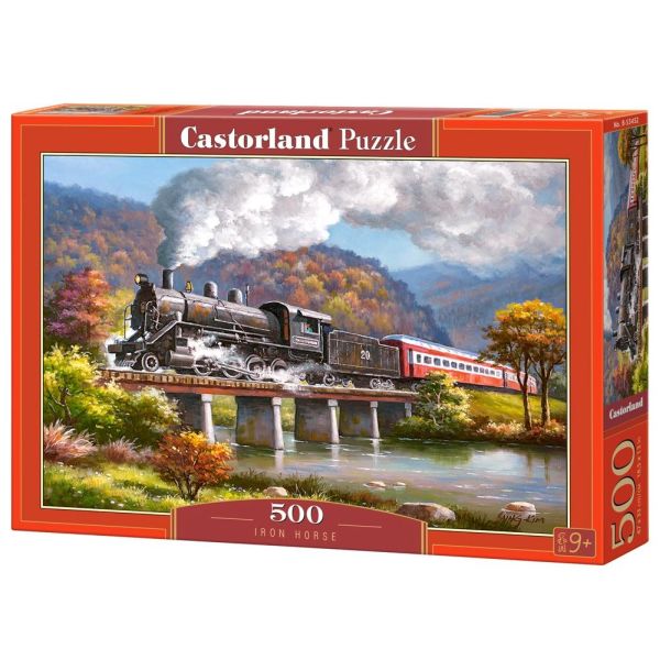Castorland Puzzle 500 el. B-53452 IRON HORSE