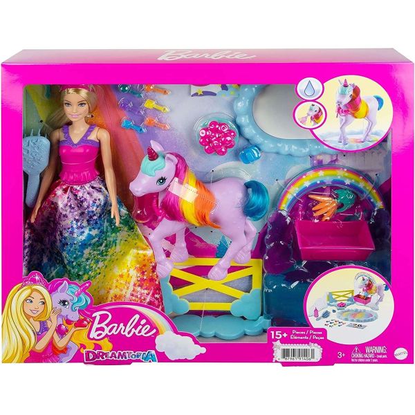 Lalka Barbie Księżniczka i Jednorożec Mattel
