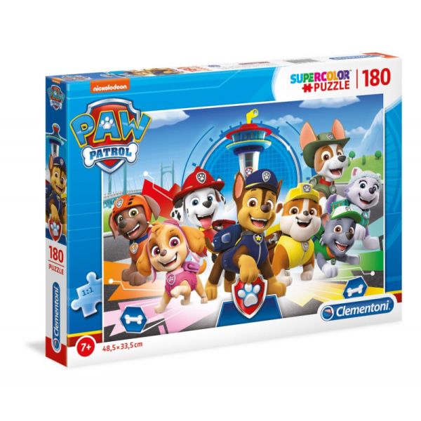 Clementoni Puzzle 180 el. SUPER KOLOR PSI PATROL