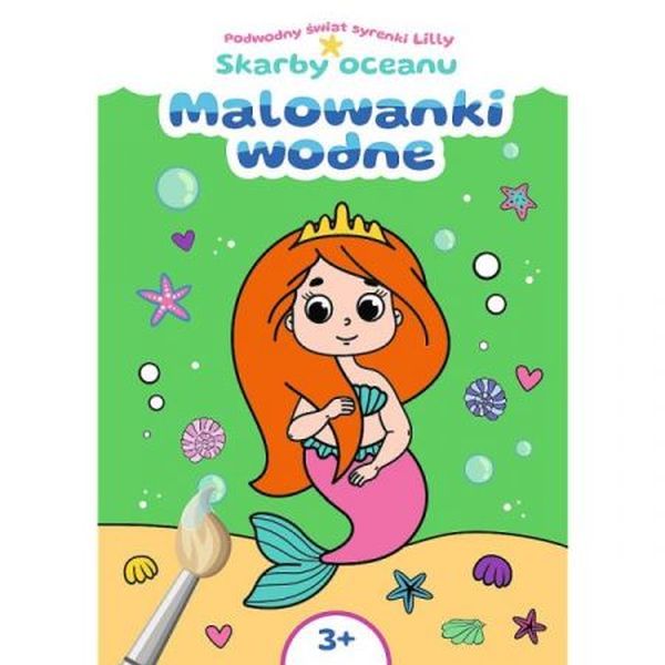 Podwodny świat syrenki Lilly. Malowanki wodne. Skarby oceanu3