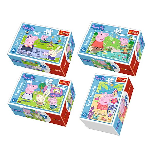 Trefl Puzzles 54 el. mini Wesoły dzień Peppa Pig @