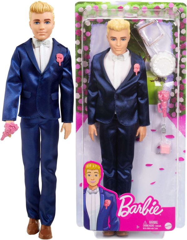 Lalka Barbie Ken Pan Młody GTF36 Mattel