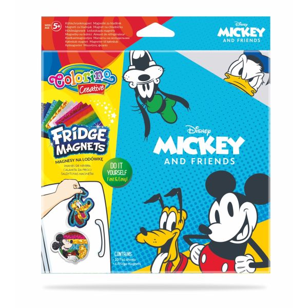 DISNEY KIDS COLORINO - CREATIVE MAGNES NA LODÓWKĘ MIX 6 WZORÓW - DISPL