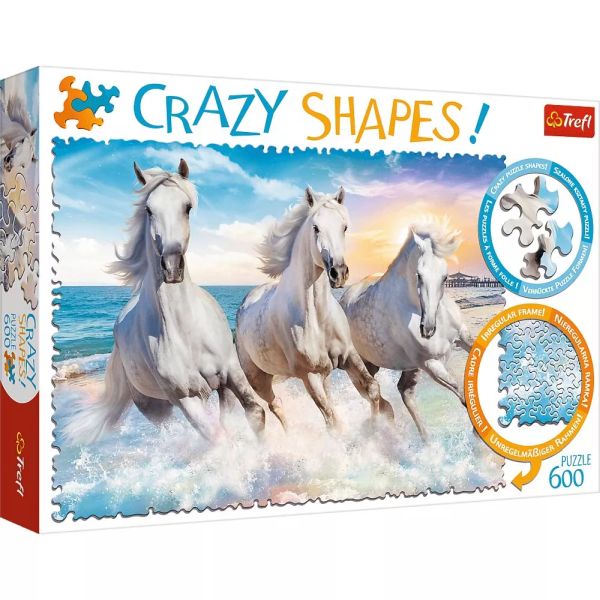 Puzzle 600 el. Galop Wśród Fal Trefl