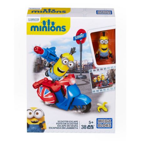Klocki Mega Bloks 38 el. Minionki Ucieczka skuterem